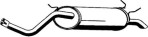 Глушитель задняя часть Рено Меган 1 аналог (POLMOSTROW) 7700430049