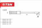 Провода зажигания высоковольтные комплект аналог (TSN) Рено Симбол